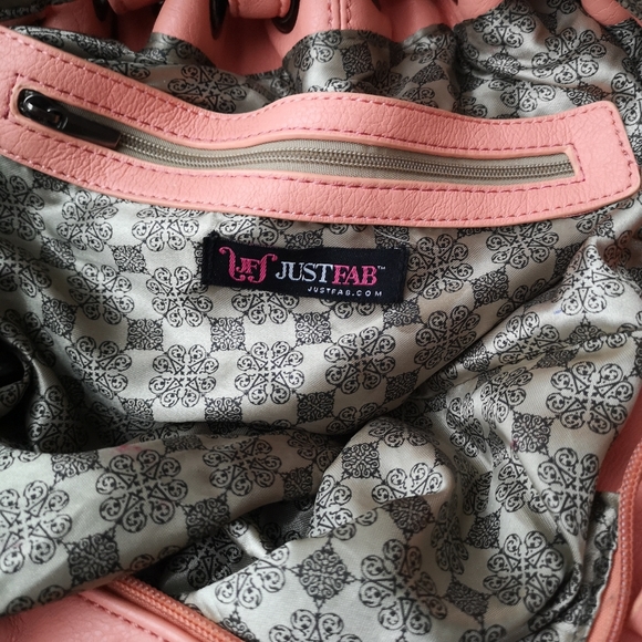 Justfab Peach Shoulder Bag - Picture 7 of 12